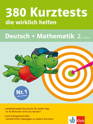 cover image of Klett 380 Kurztests, die wirklich helfen--Deutsch und Mathematik 2. Klasse